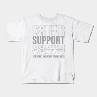 Acoustic Neuroma Awareness Support Squad Kids T-Shirt